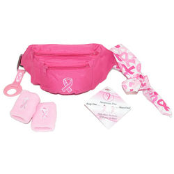 Walk Your Way Toward a Cure Pink Ribbon Fanny Pack