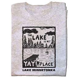 Personalized Yay Place Lake T-Shirt