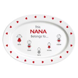 Personalized Family Belonging Platter