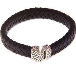 Men's Masculine Braided Leather Bracelet