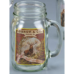 John Deere 50 Years Drinking Jar