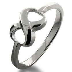 Tiffany Style Sterling Silver Infinity Ring