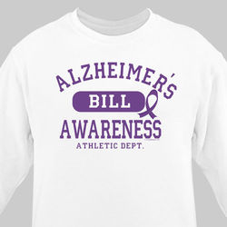 Personalized Alzheimer's Awareness Athletic Dept. Sweatshirt