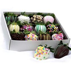 Spring Chocolate Dipped Strawberries