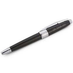 Black Apogee Rollerball Pen