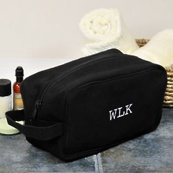 Personalized Canvas Shaving Kit Bag