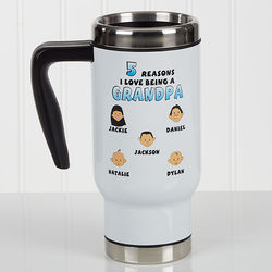 His Reasons Why Personalized Commuter Travel Mug