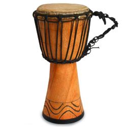 Give Thanks Wood Djembe Drum