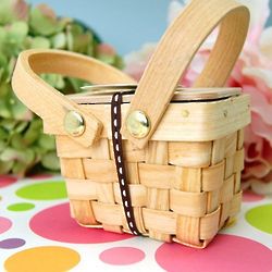 Mini Woven Picnic Baskets
