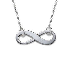 Eternal Love Infinity Sterling Silver Necklace