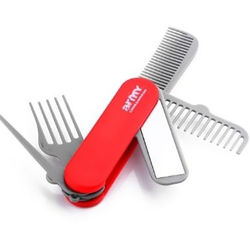 Emergency Purse Pal Comb and Mirror Tool