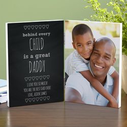 Personalized Behind Every Child Photo Panel
