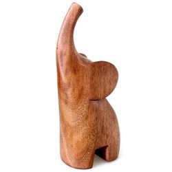Essential Elephant Wood Sculpture