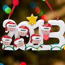 Personalized 2013 Character Ornament