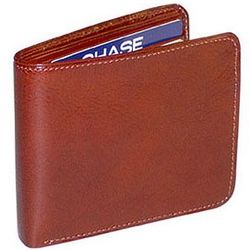 Sienna Leather Bi-Fold Wallet with Flap