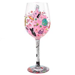 Shopping For Myself Wine Glass