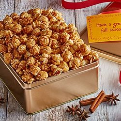 Pumpkin Spice Popcorn in Gift Tin