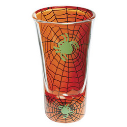 Green Spider Party Shot Glass