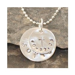 Very Special Date Personalized Hand Stamped Necklace