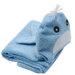 Children's Hooded Whale Towel