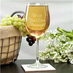 Write Your Own Personalized Wine Glass