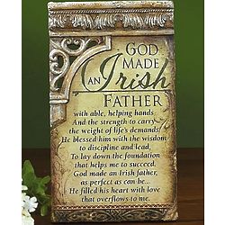 Irish Father Plaque