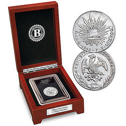 The First American West Silver Dollar Mexican 8 Reales Coin