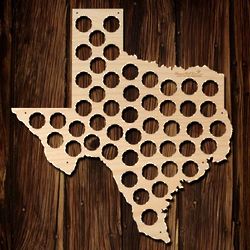 Texas Beer Cap Map
