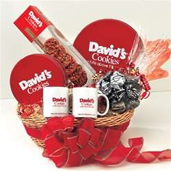 Deluxe Baked Treats with Mugs Gift Basket