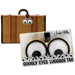 Googly Eyes Luggage Tag