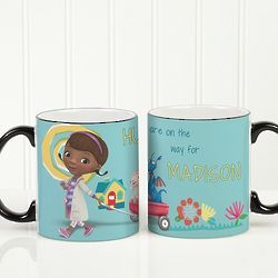 Doc McStuffins Personalized Coffee Mug with Black Handle