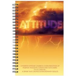 Attitude Lightning Spiral Notebook
