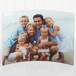 Personalized Favorite Photo Cuved Glass Decoration