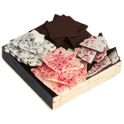Frosty's White and Dark Chocolate Peppermint Bark Assortment