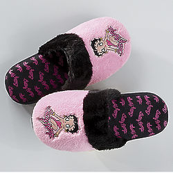 Betty Boop Hot Pink Slippers
