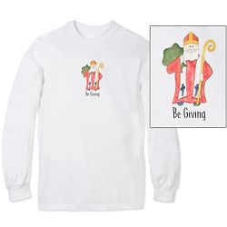 'Be Giving' St. Nicholas Long Sleeve T-Shirt