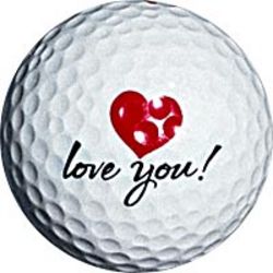 Love You Golf Ball