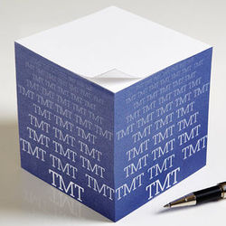 Optic Name Personalized Paper Note Cube