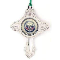 Personalized Deputy Sheriff Cross Christmas Ornament