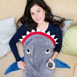 Adult's Personalized Shark Blanket