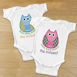 Personalized Owl Infant Bodysuit