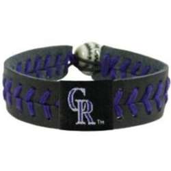 Colorado Rockies Baseball Bracelet