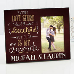 Love Story Personalized Couple Frame