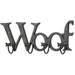 Woof Coat or Leash Wall Hook Rack