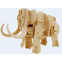 3D Wooden Mammoth Walking Woodcraft Puzzle