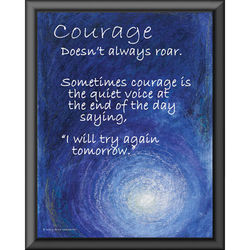 Courage Plaque