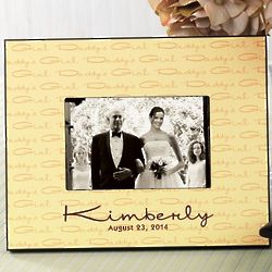 Personalized Daddy's Girl Wedding Picture Frame