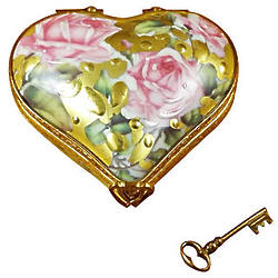 Key To My Heart Limoges Box