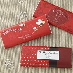 Personalized Valentine Candy Bar Wrappers