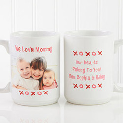 Loving You Personalized Large Photo Coffee Mug